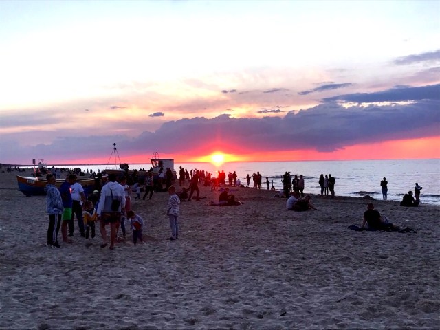 Stegna, Poland sunshine off the beach